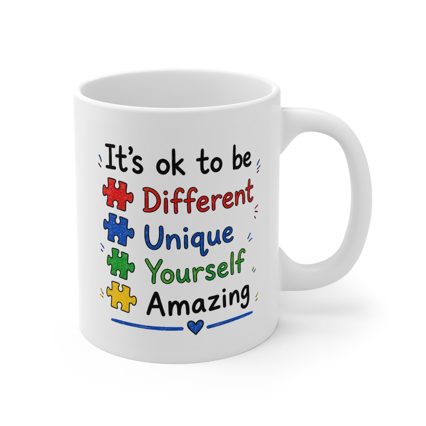 It's Ok To Be Different Unique Yourself Amazing
